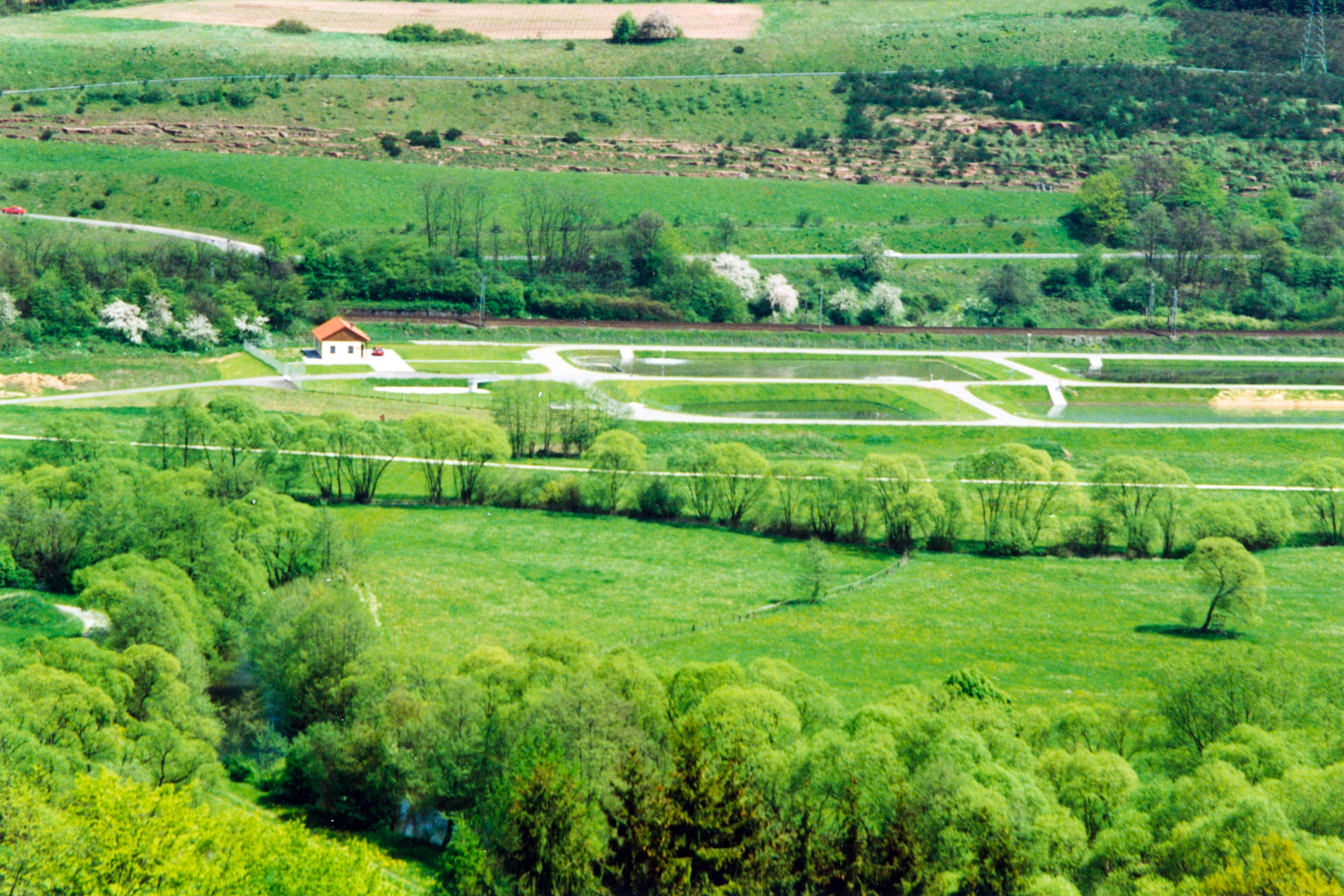 Kläranlage im Mai 1992